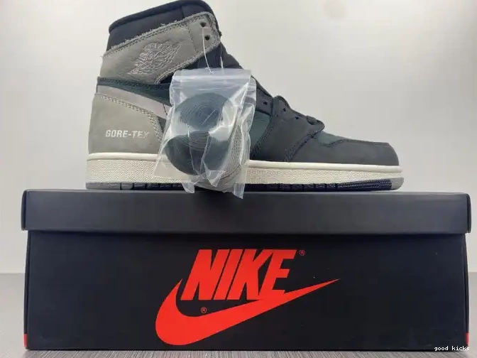 Rep Retro Particle Black 1 DB2889-001 High Element Gore-Tex Grey Jordan 0408